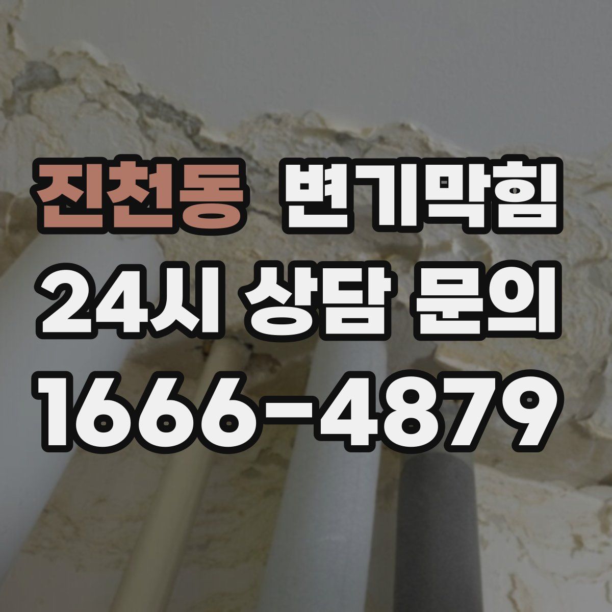 진천동 변기막힘
