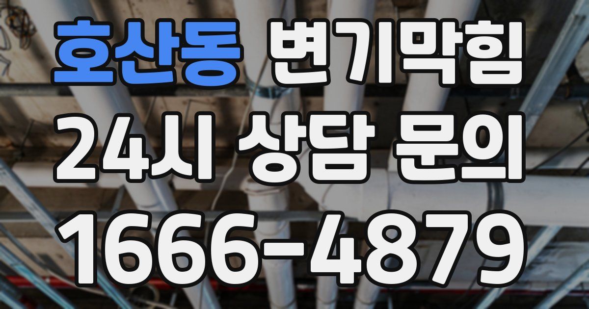 호산동 변기