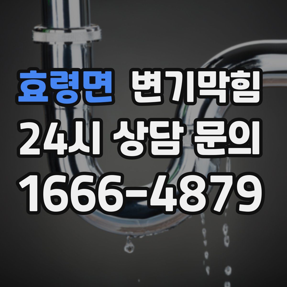 효령면 변기막힘