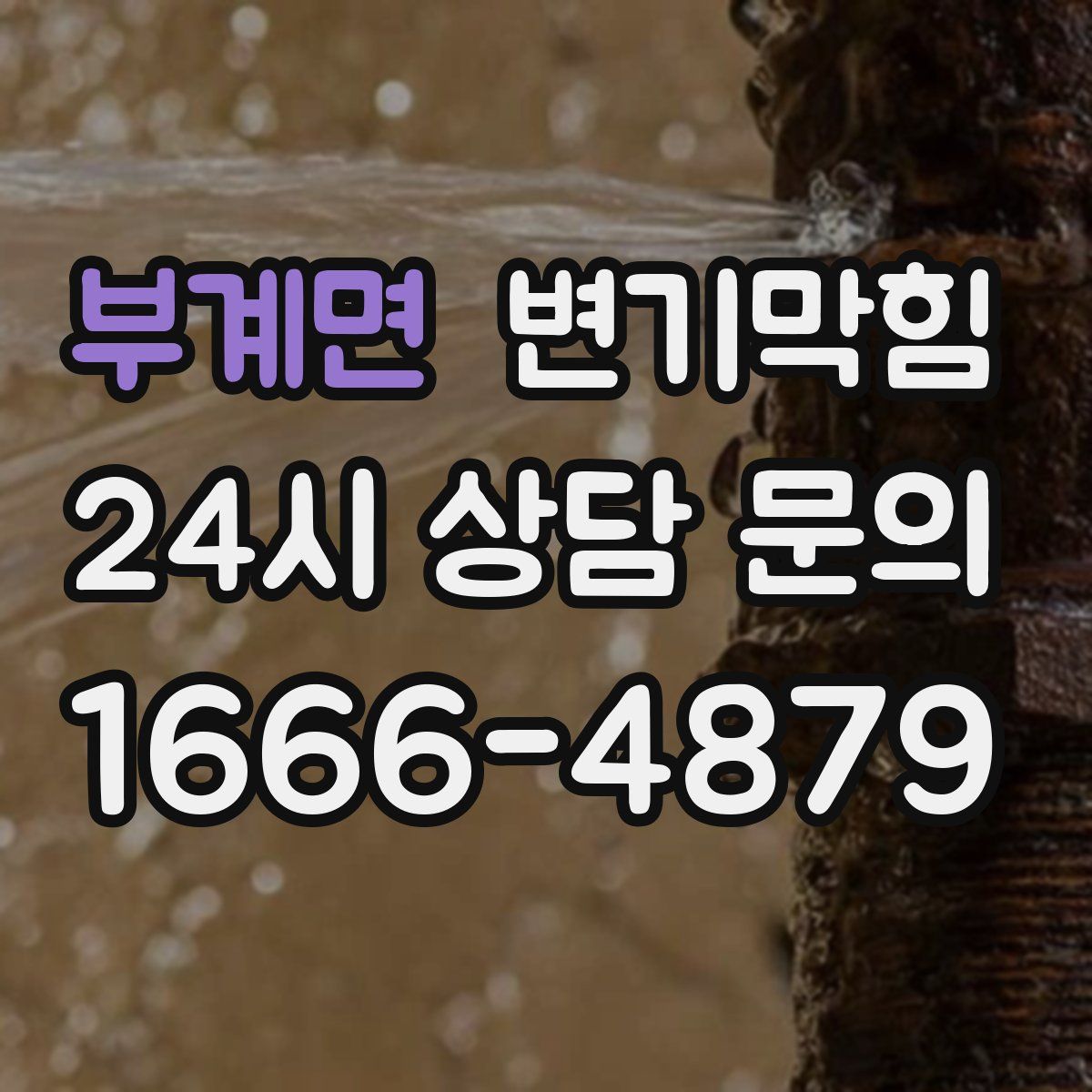 부계면 변기막힘