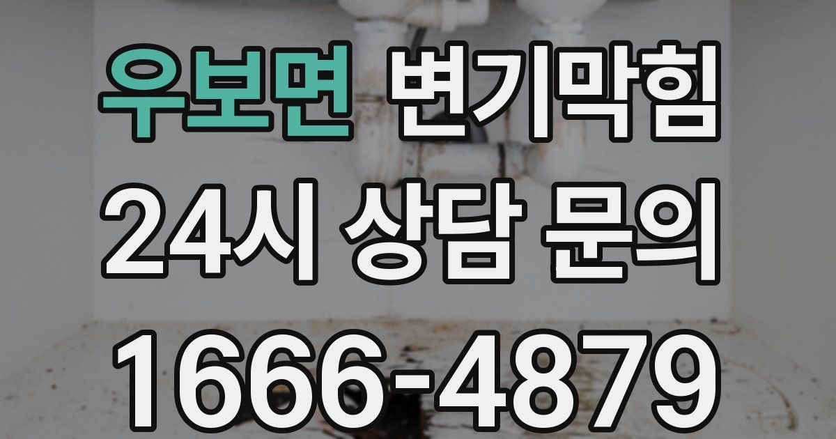 우보면 변기