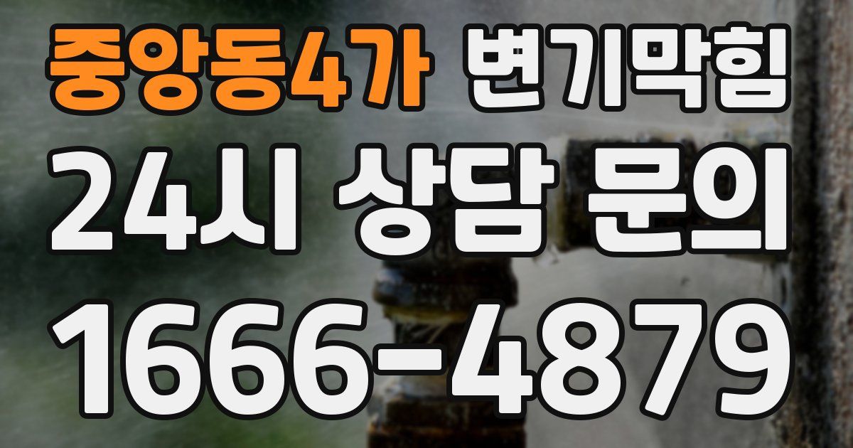 중앙동4가 변기