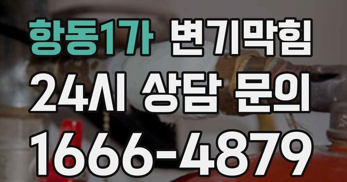 항동1가 변기