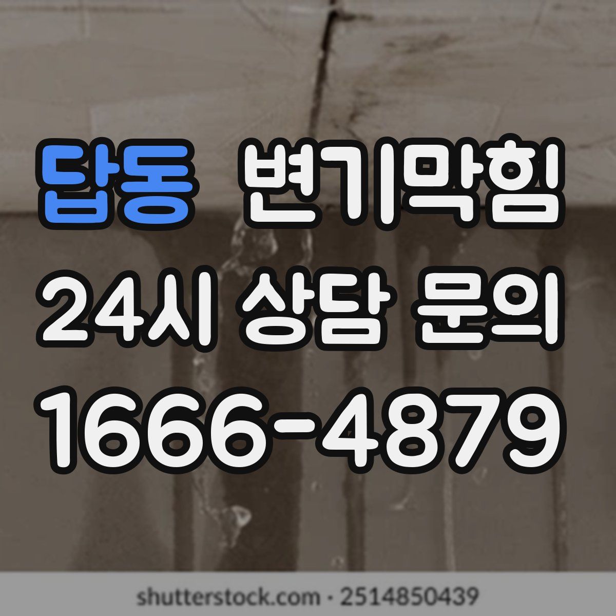 답동 변기막힘