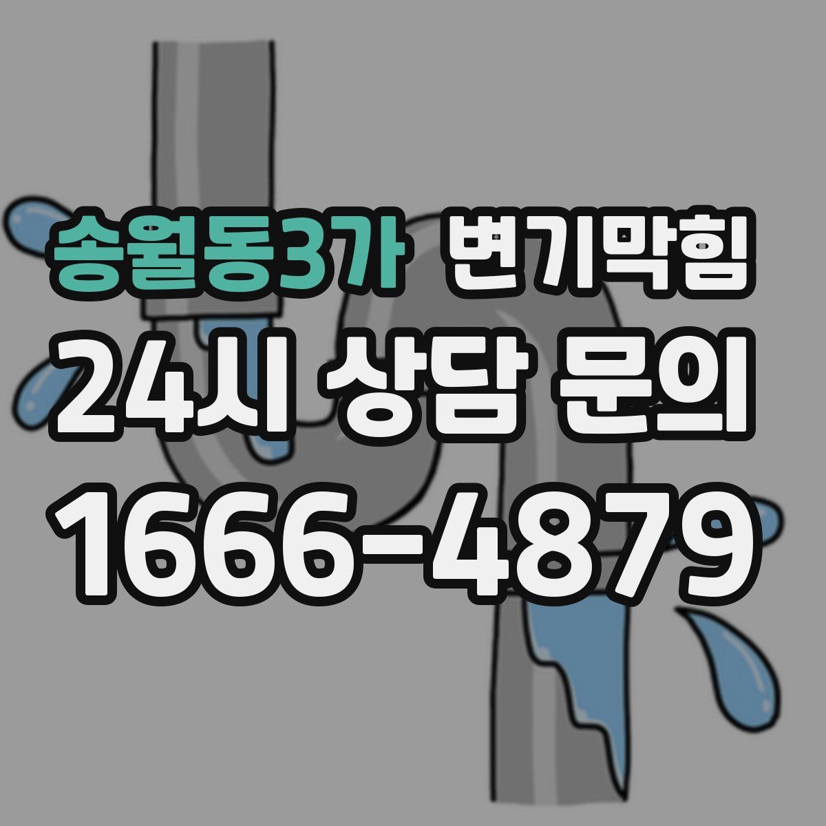 송월동3가 변기막힘