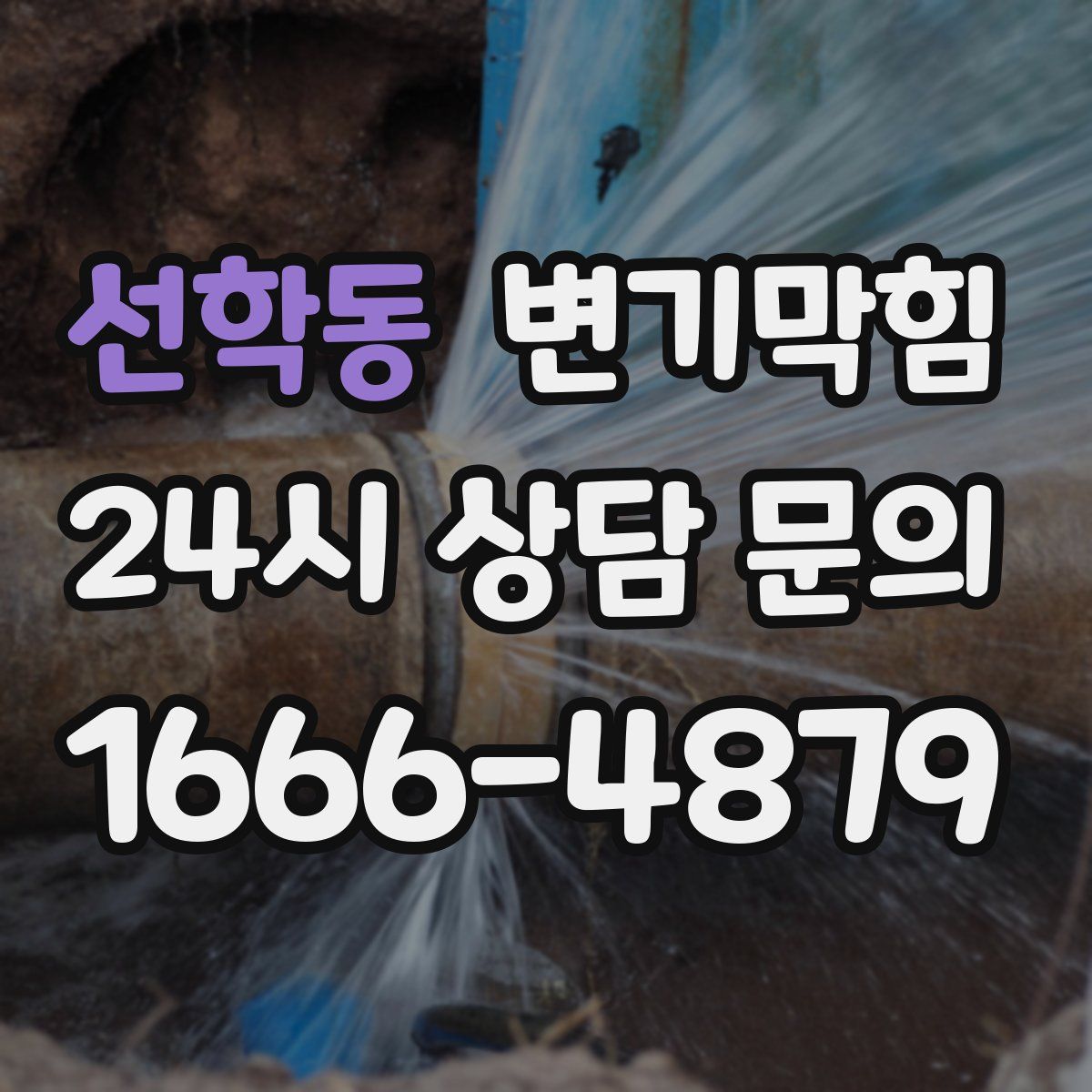 선학동 변기막힘