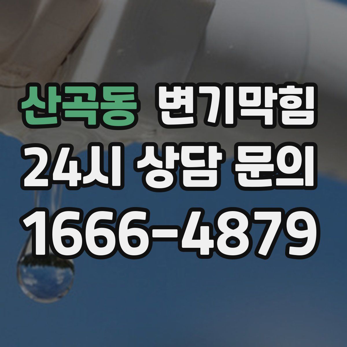산곡동 변기막힘