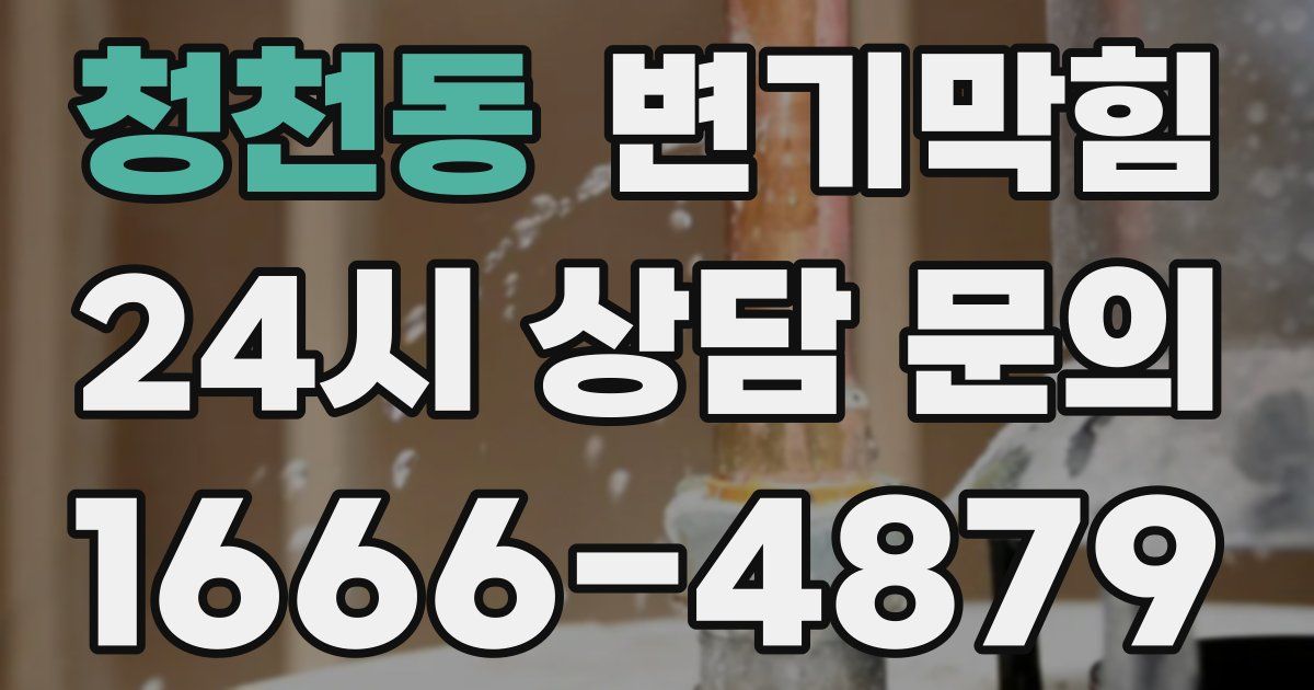 청천동 변기