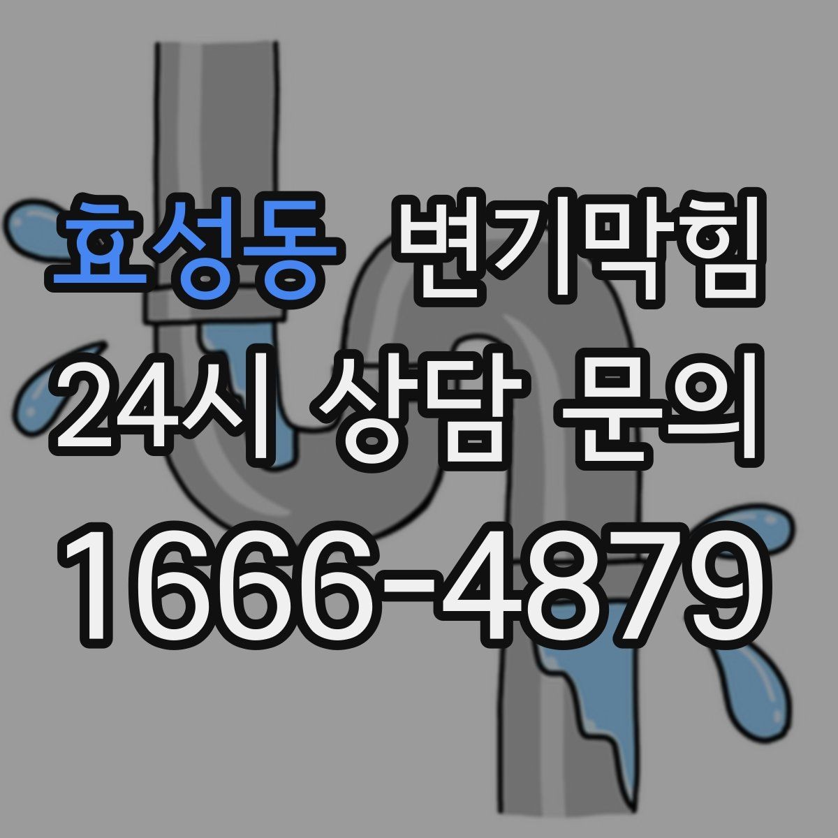 효성동 변기막힘 미용실 내시경 병목 즉시 제거