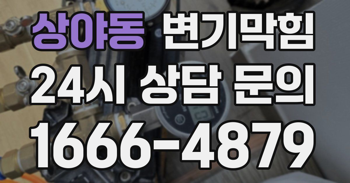 상야동 변기