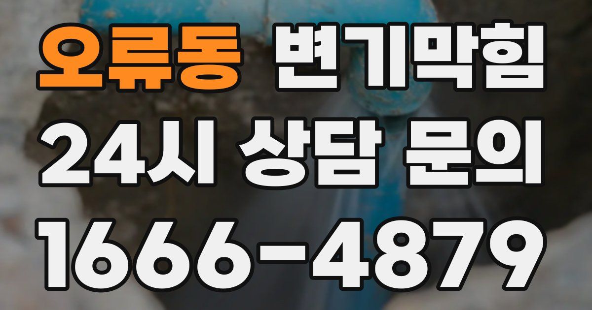 오류동 변기