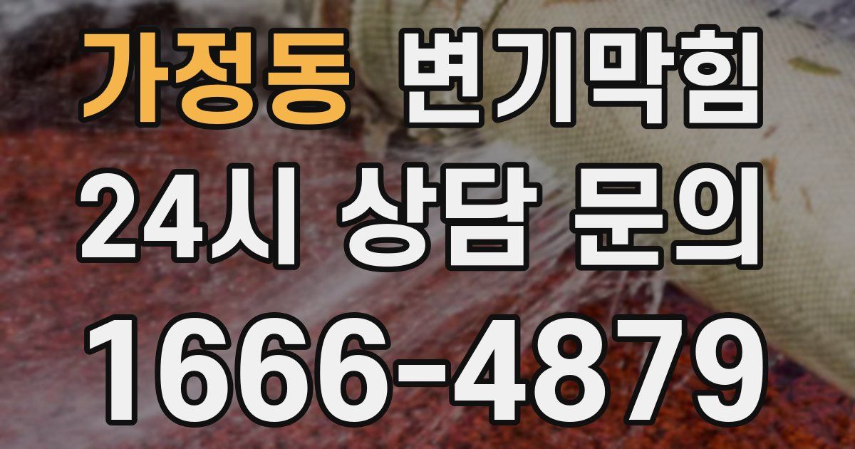 가정동 변기