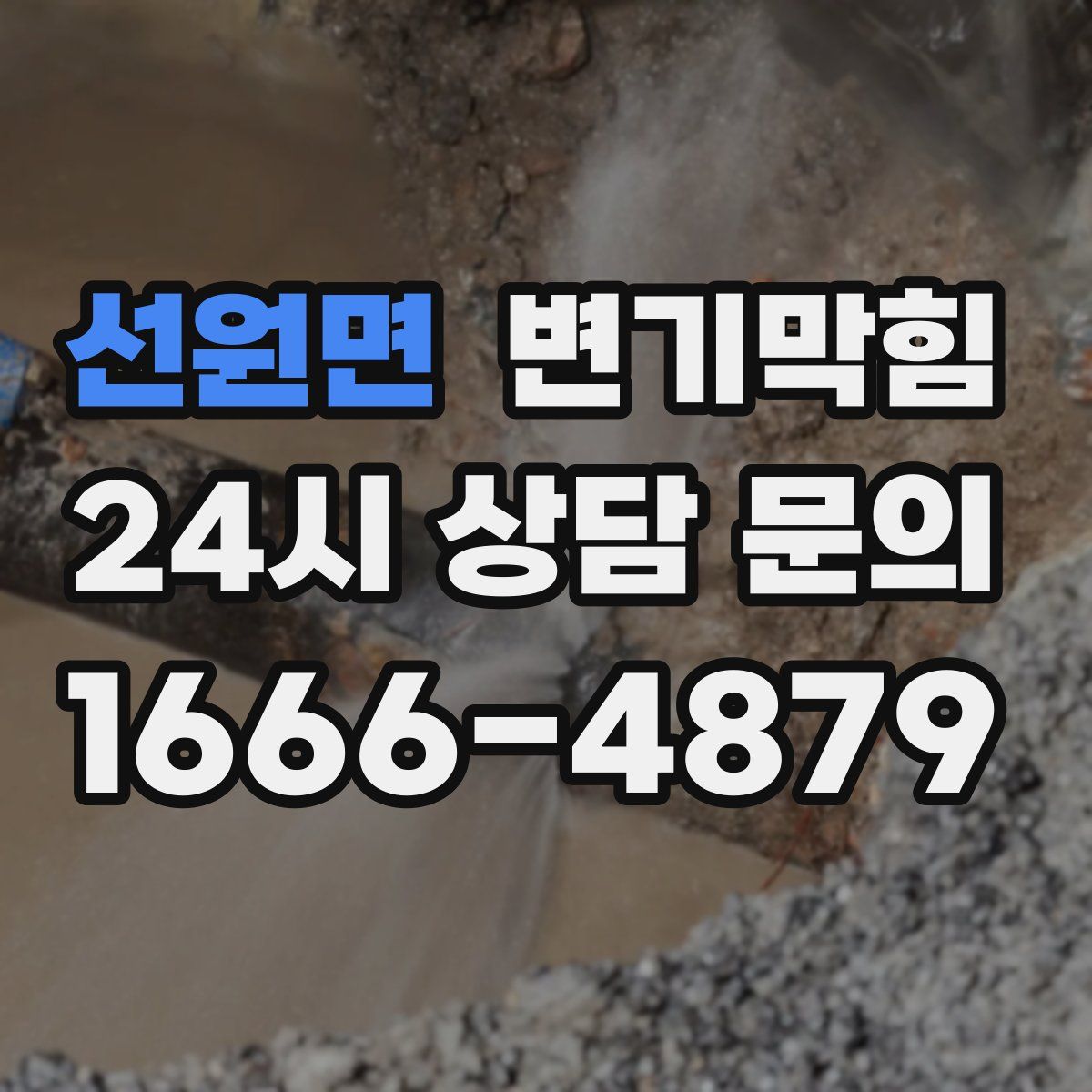 선원면 변기막힘