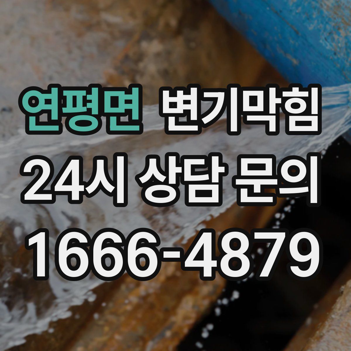 연평면 변기막힘
