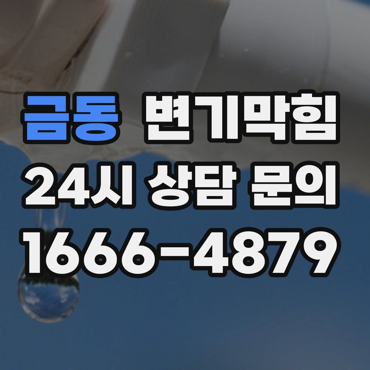 금동 변기막힘