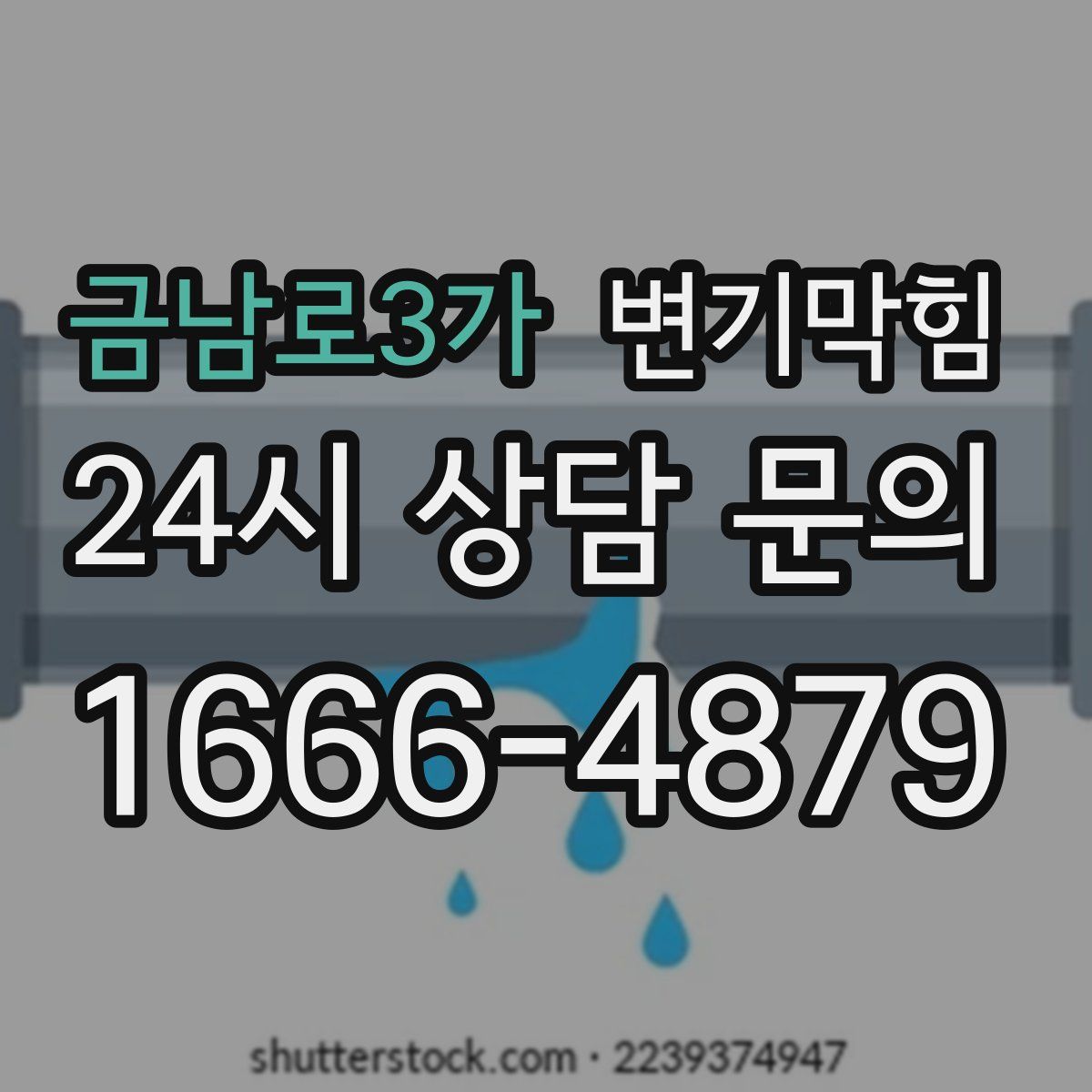 금남로3가 변기막힘