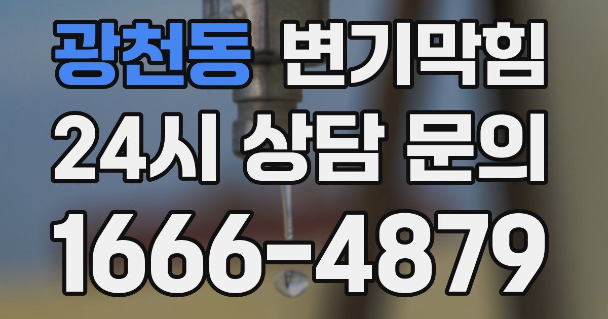 광천동 변기