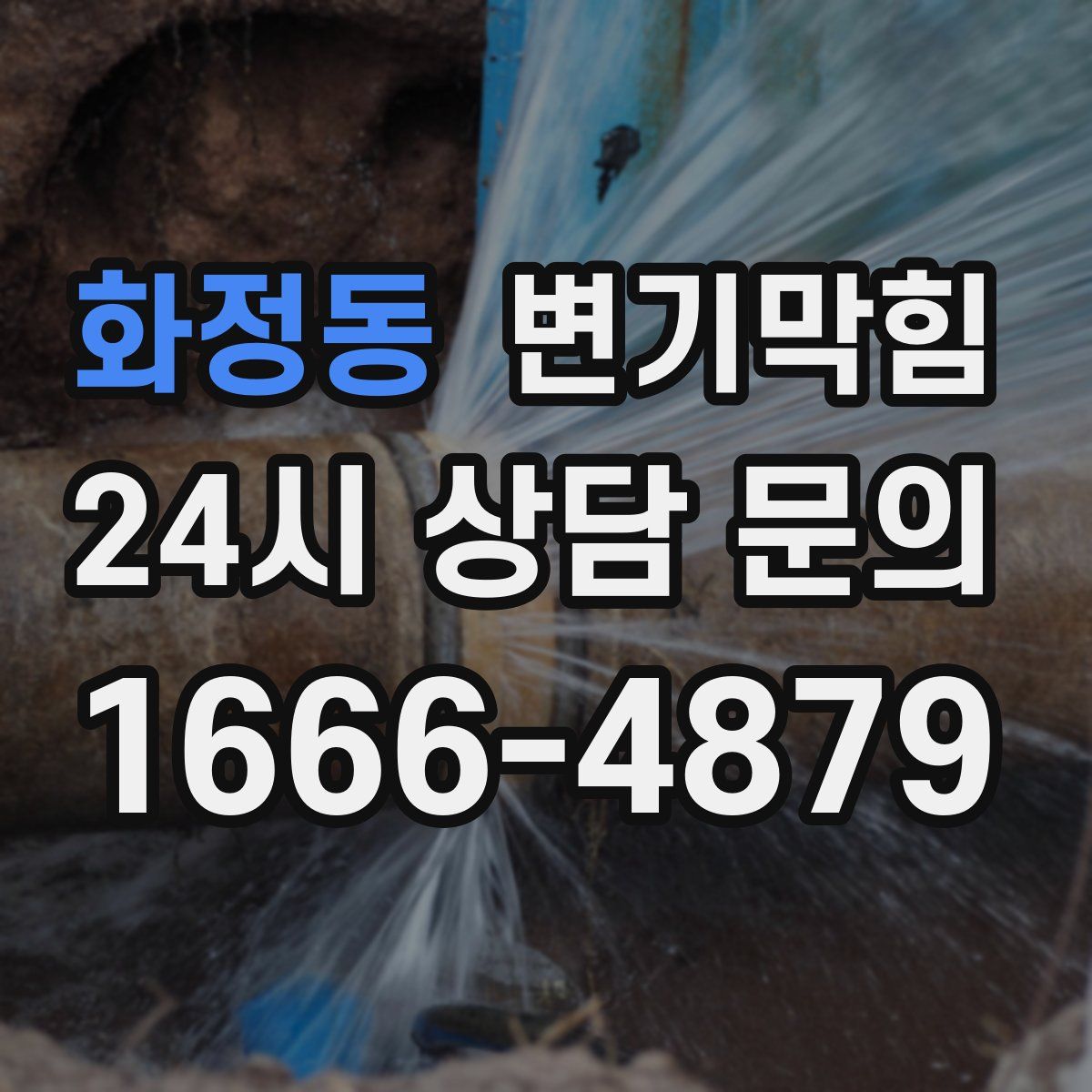 화정동 변기막힘