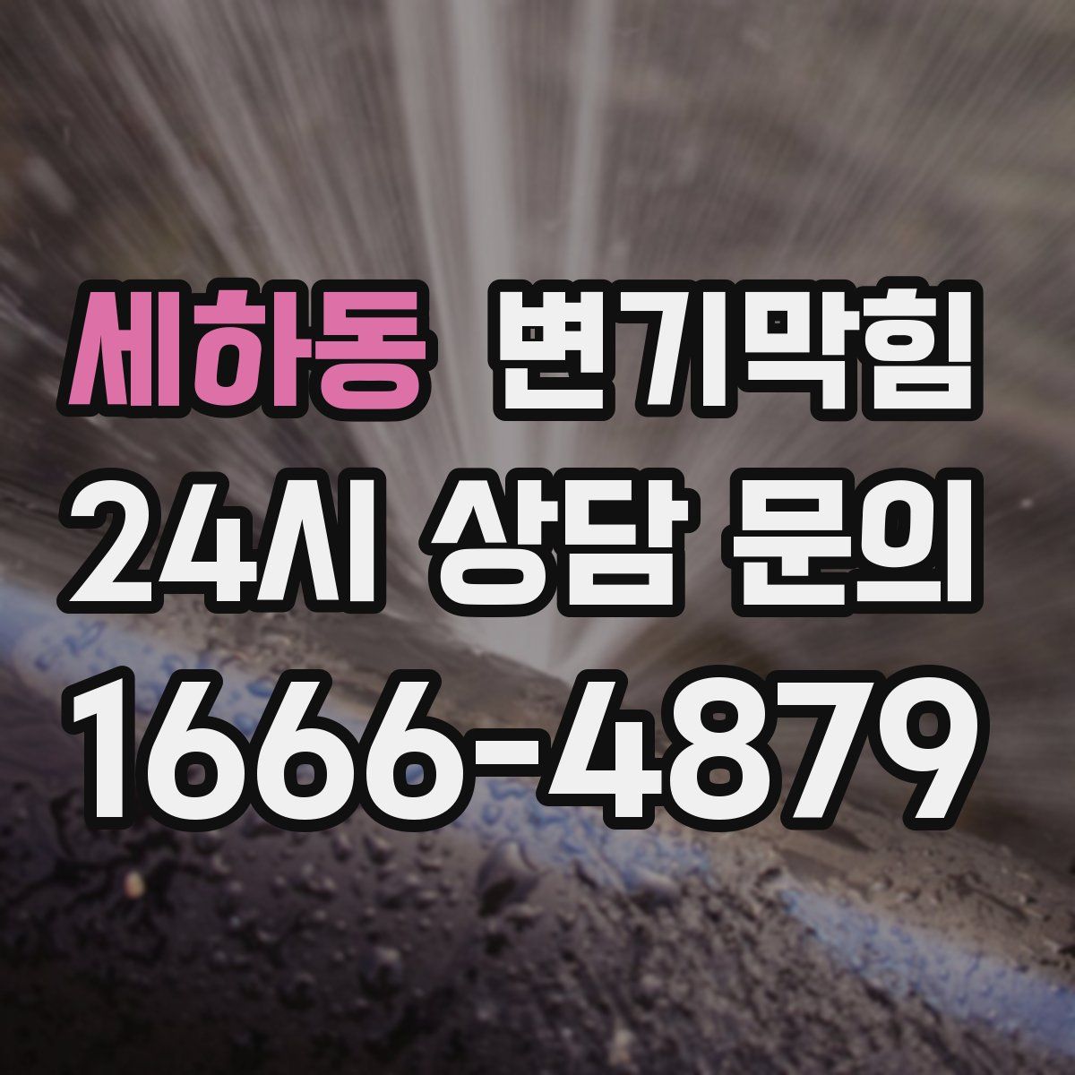 세하동 변기막힘