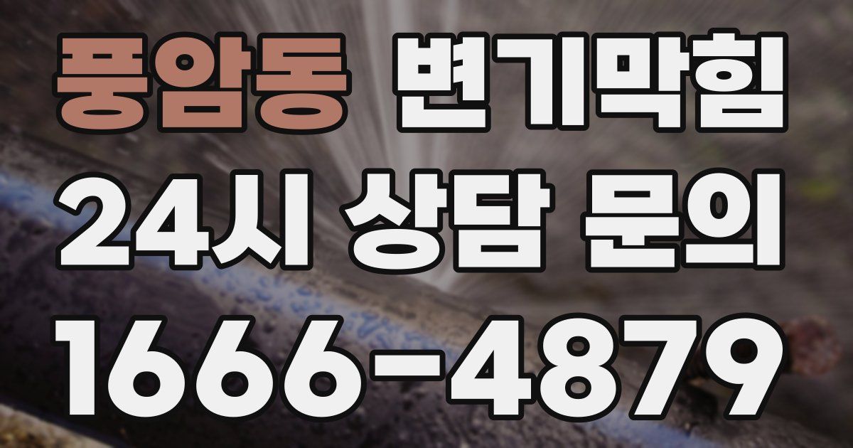 풍암동 변기