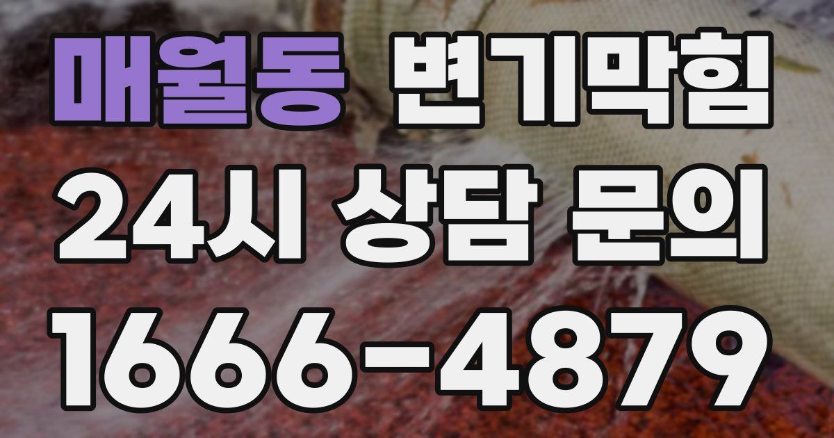 매월동 변기
