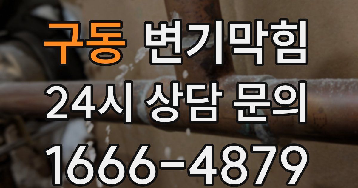 구동 변기