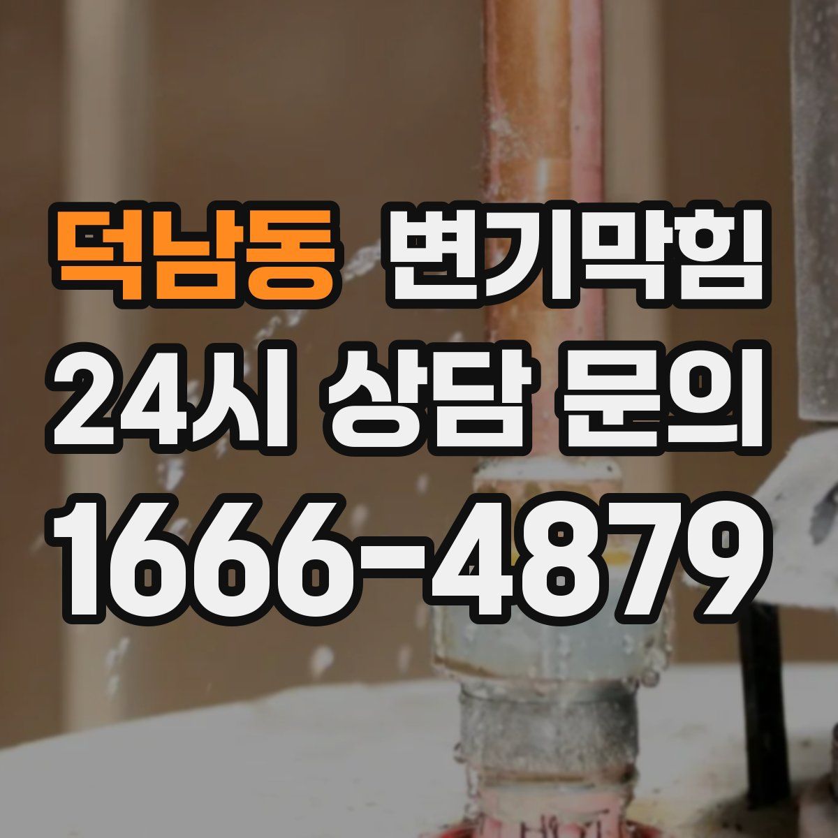 덕남동 변기막힘