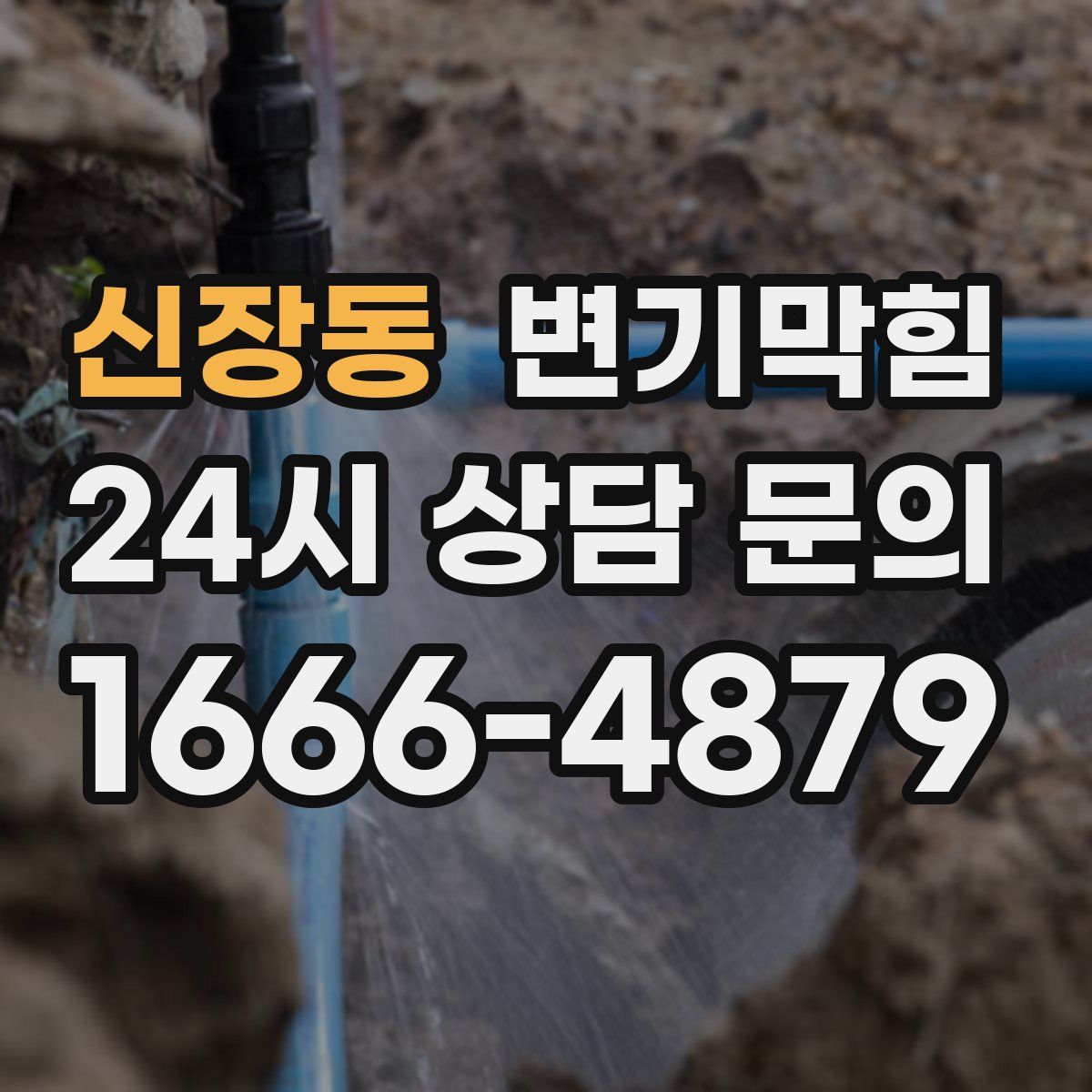 신장동 변기막힘