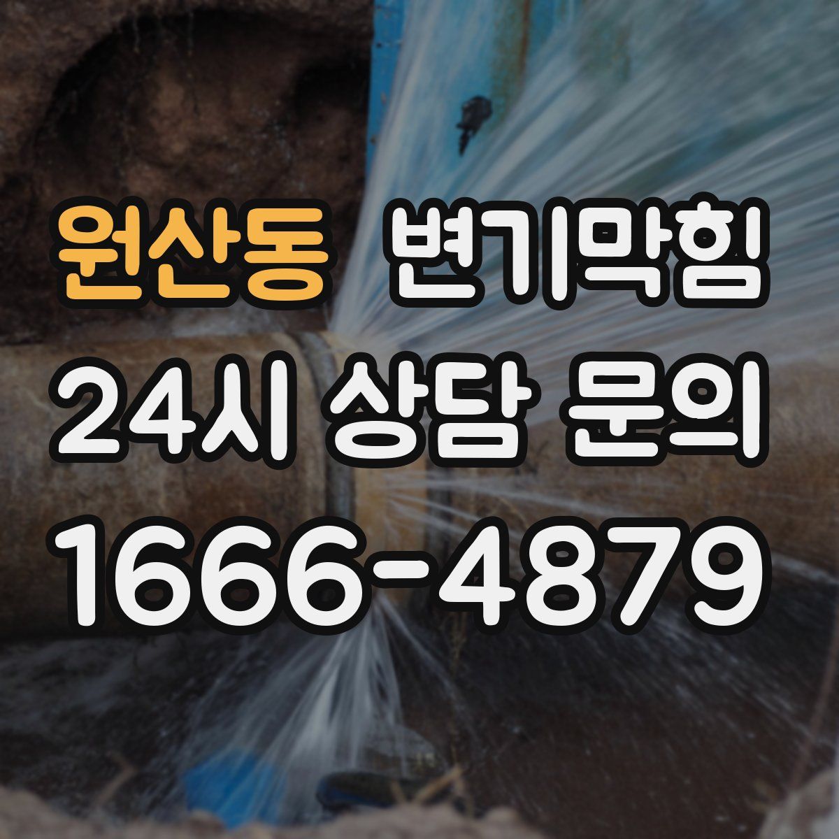원산동 변기막힘