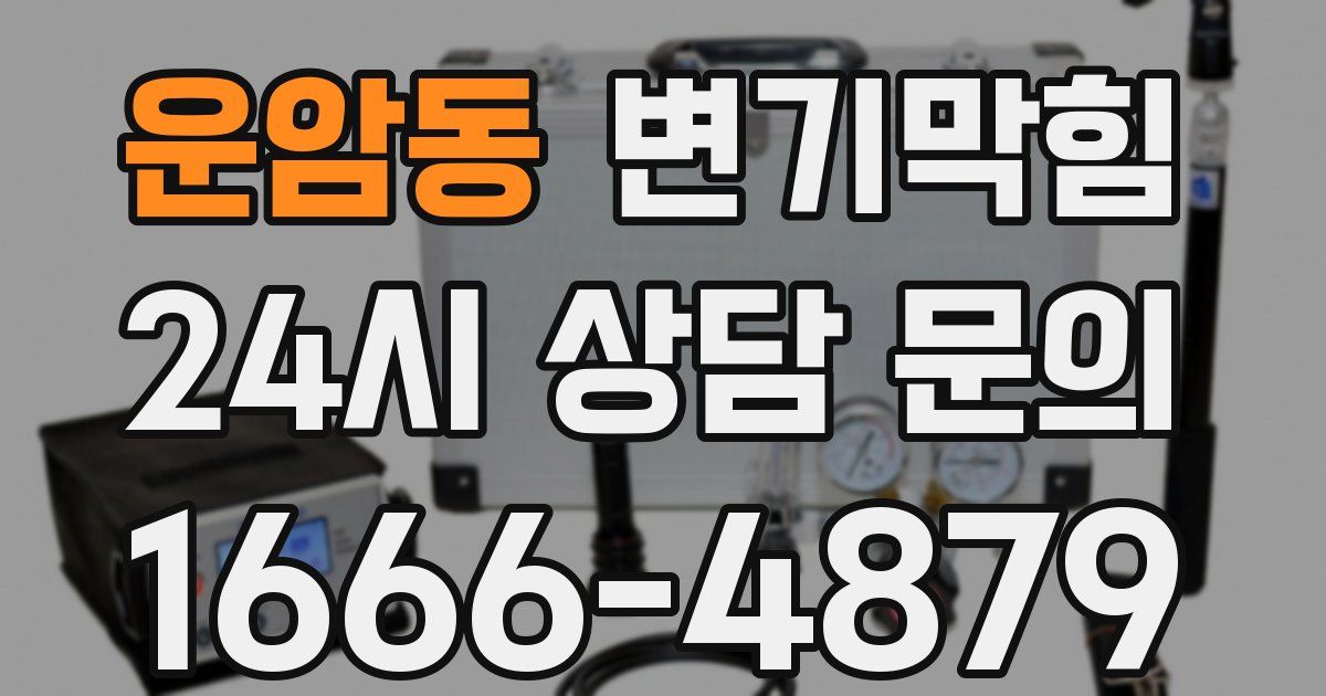 운암동 변기