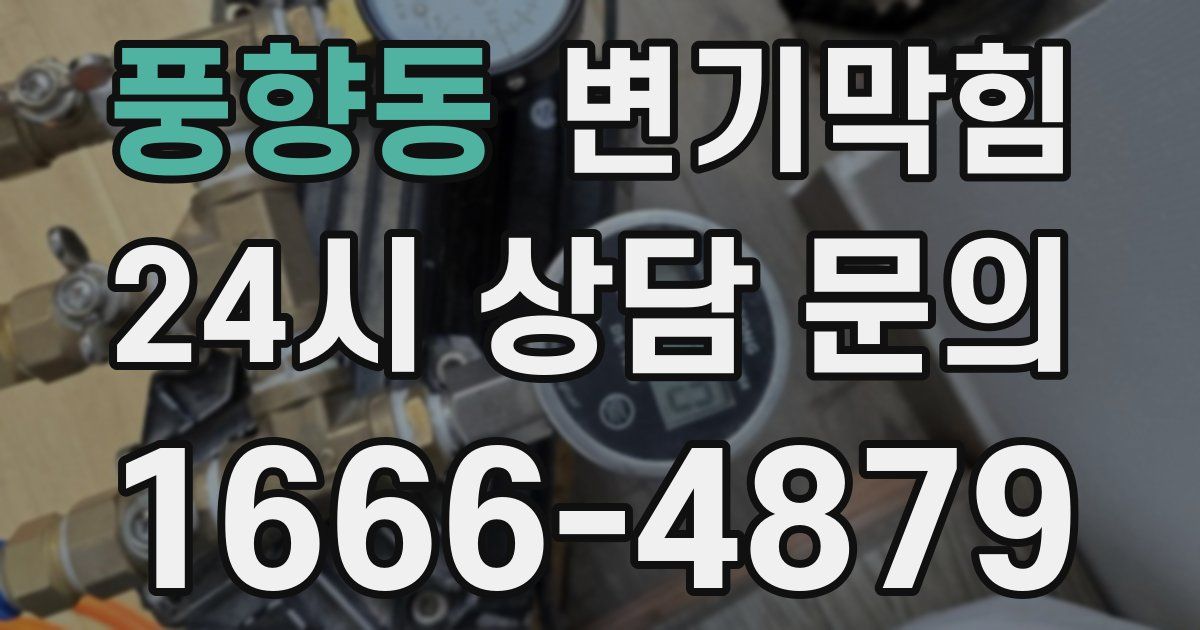 풍향동 변기