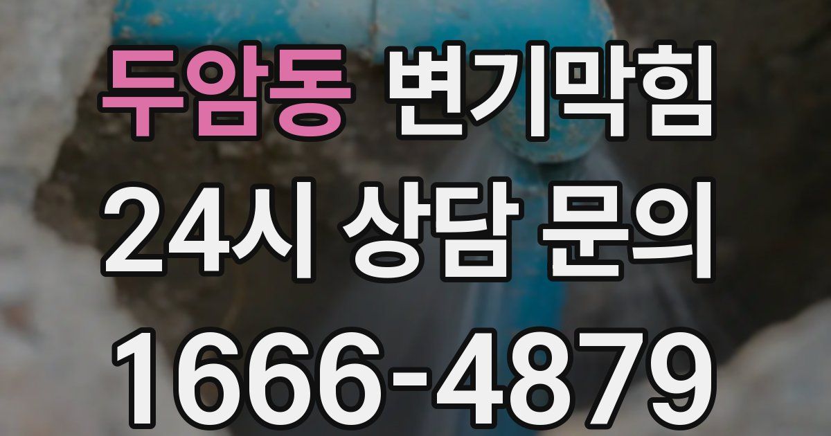 두암동 변기