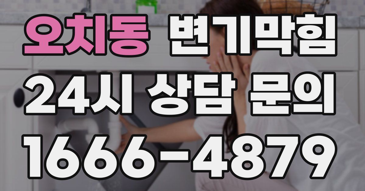 오치동 변기