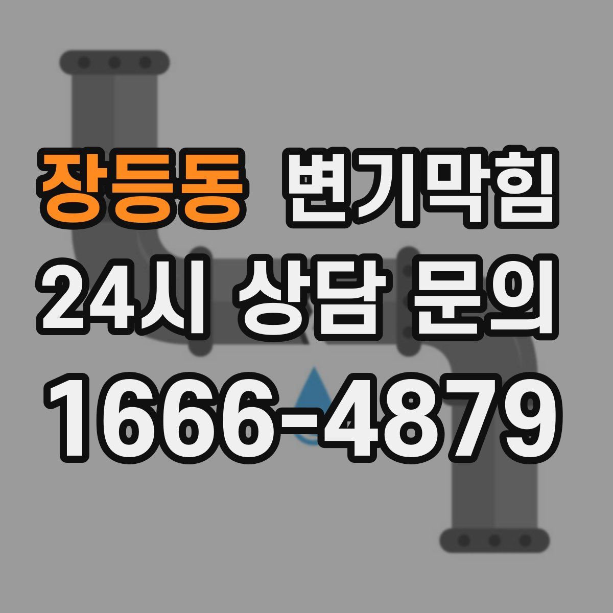 장등동 변기막힘