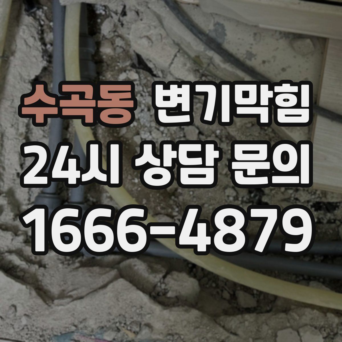 수곡동 변기막힘