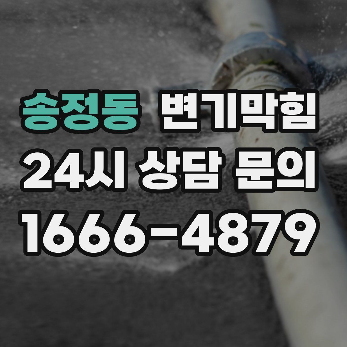 송정동 변기막힘