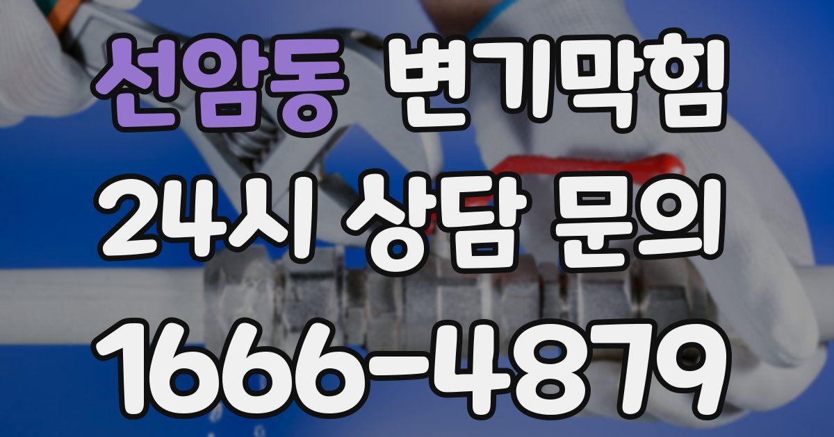 선암동 변기