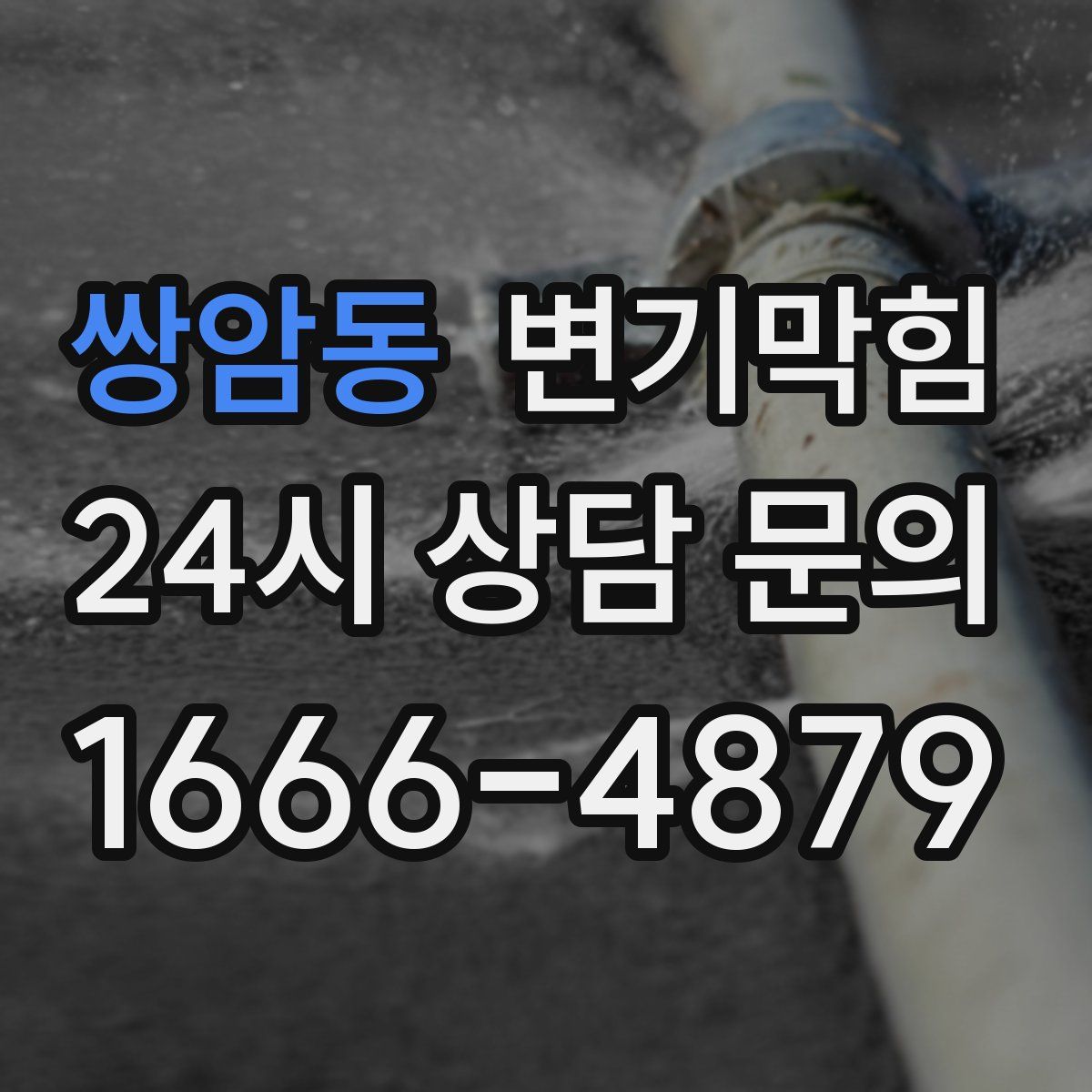 쌍암동 변기막힘