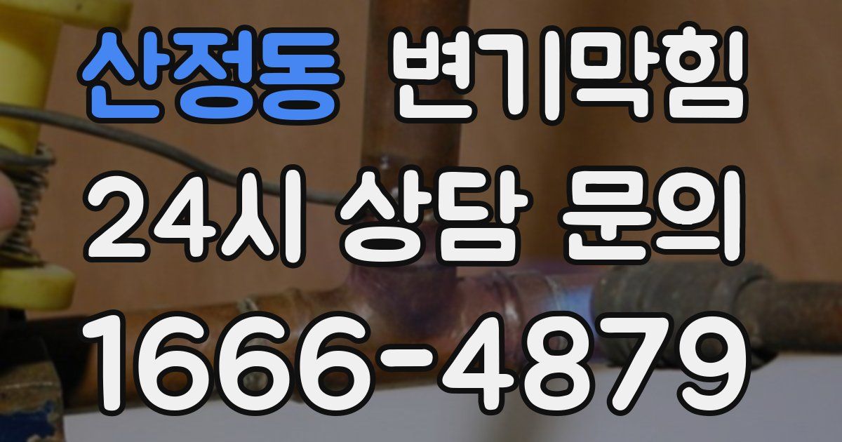 산정동 변기