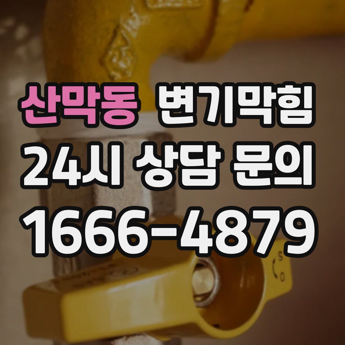 산막동 변기막힘