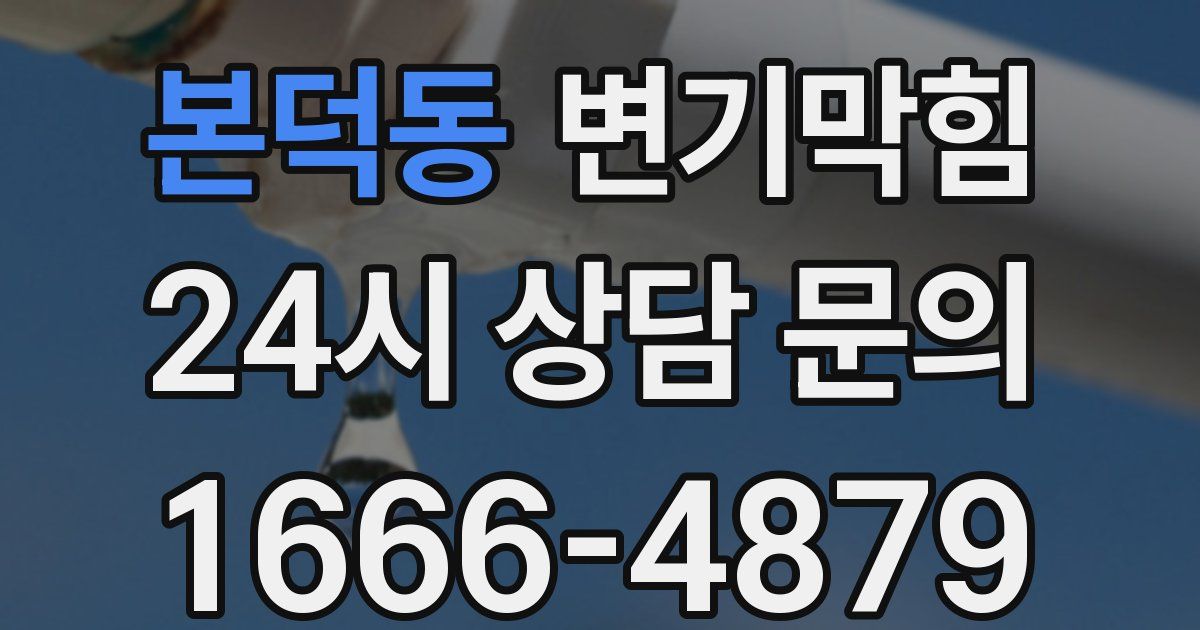 본덕동 변기