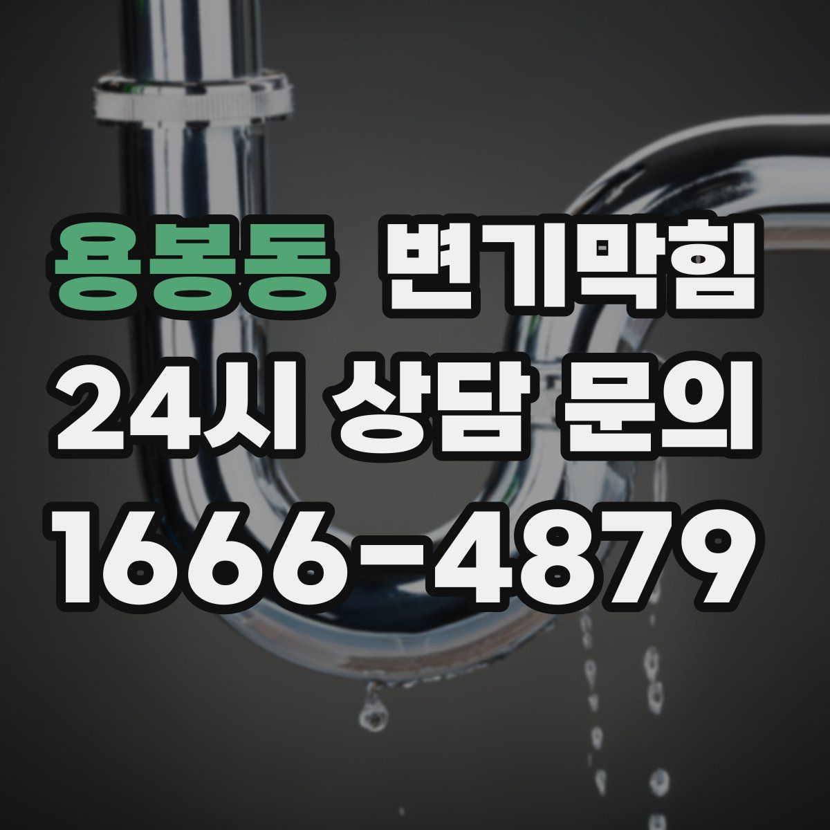 용봉동 변기막힘