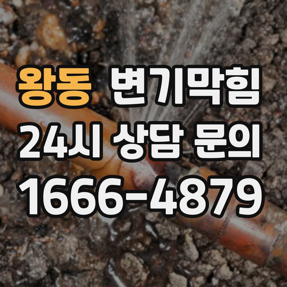 왕동 변기막힘
