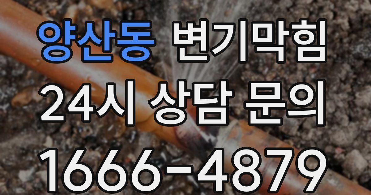 양산동 변기