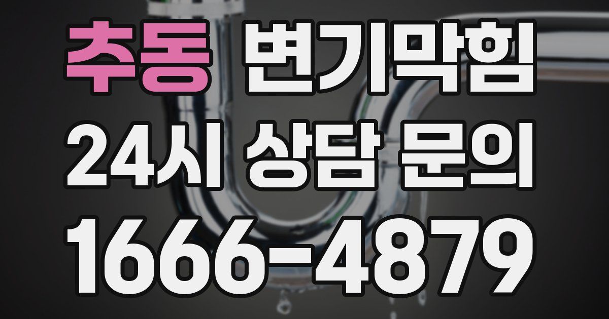 추동 변기