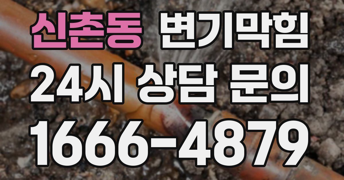 신촌동 변기