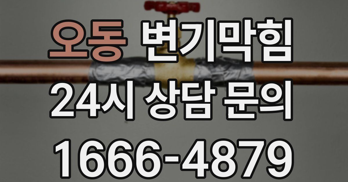 오동 변기