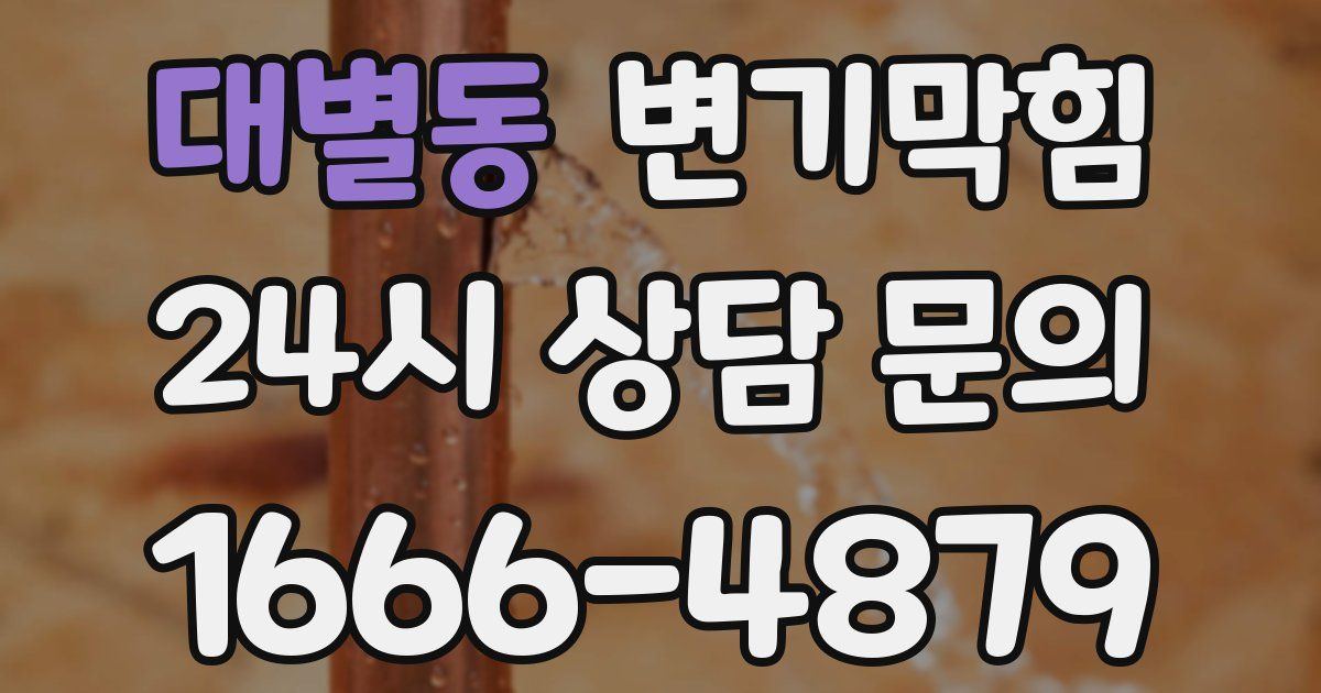 대별동 변기
