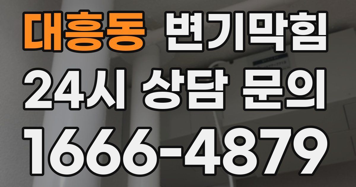 대흥동 변기