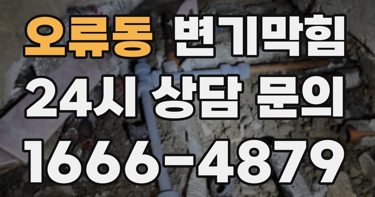 오류동 변기